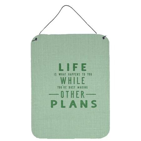 Carolines Treasures Life is What Happens Wall or Door Hanging Prints BB5455DS1216